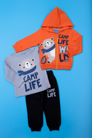 3-dalių vaikiškas kostiumėlis mergaitėms ir berniukams